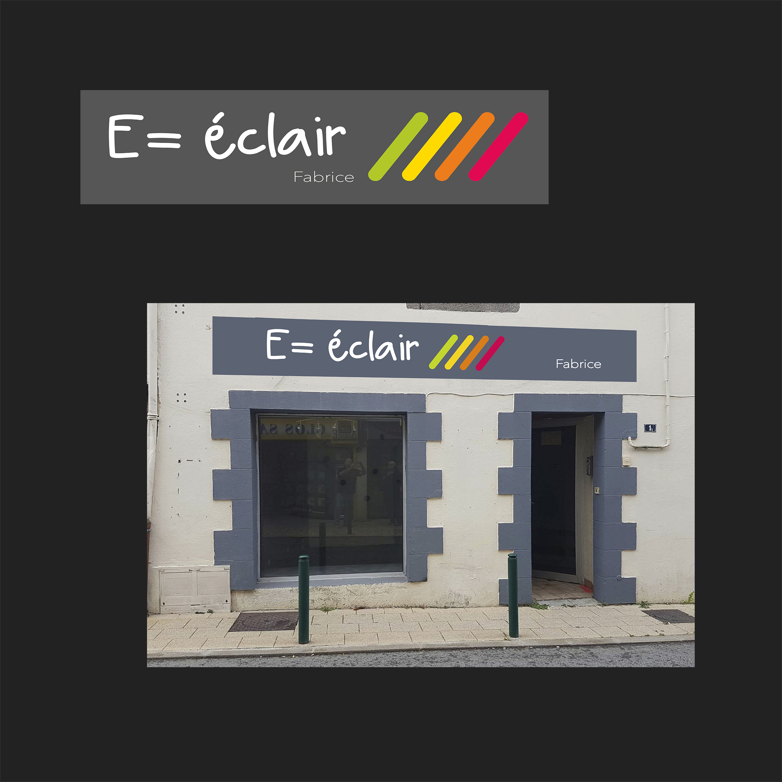 Logo / Enseigne E = éclair