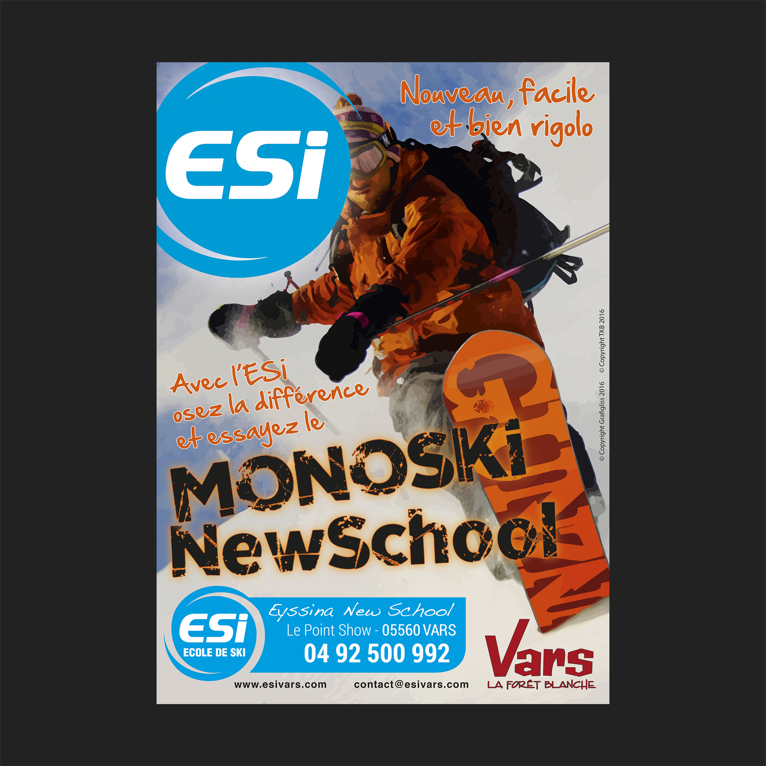 Affiche ESI Monoski